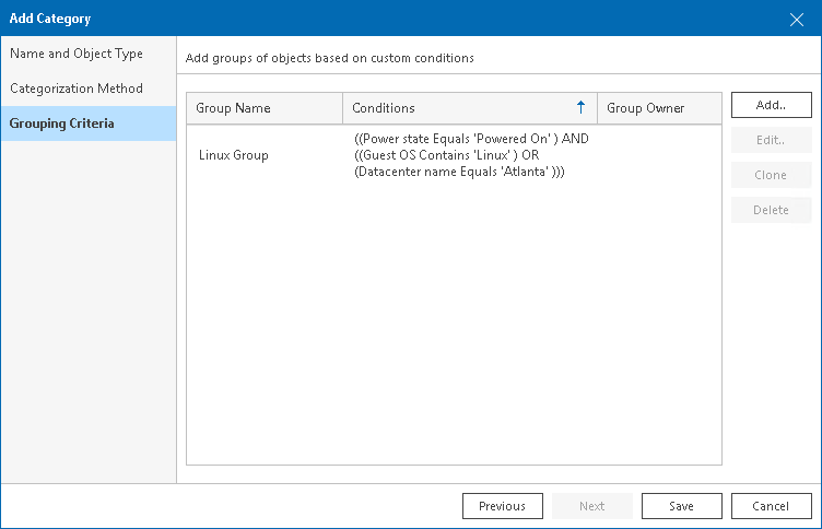 Multiple-Condition Categorization