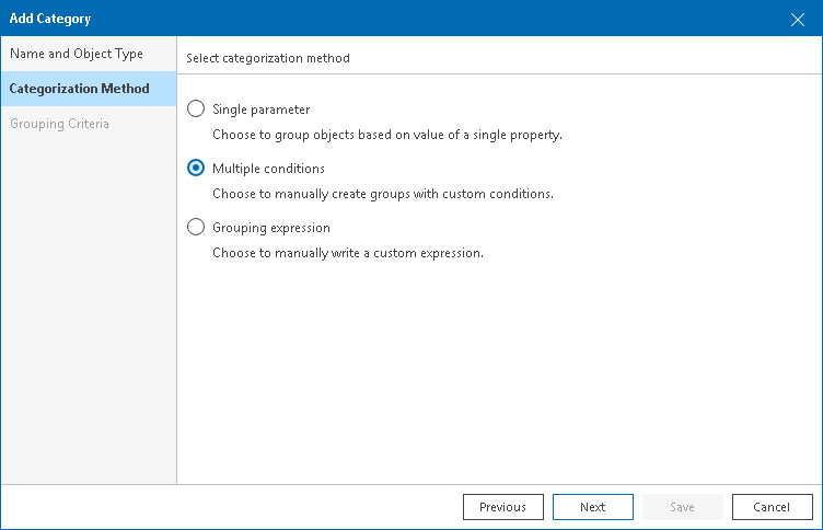 Multiple-Condition Categorization
