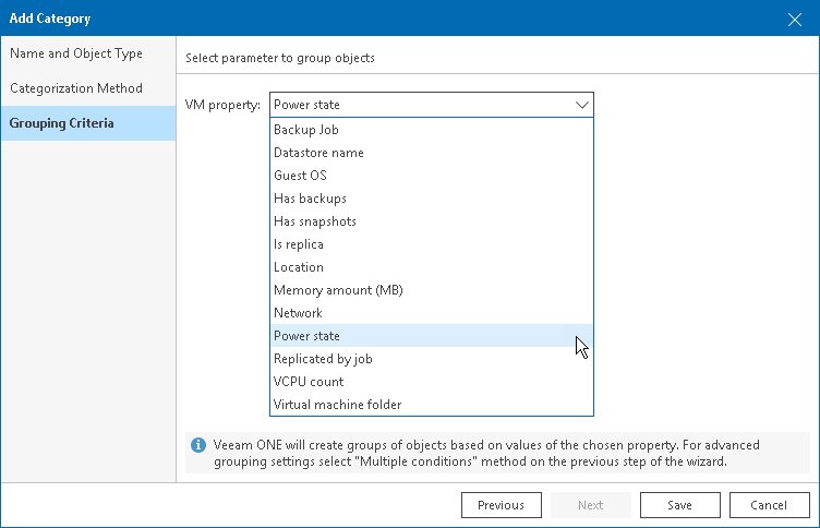 Single-Parameter Categorization
