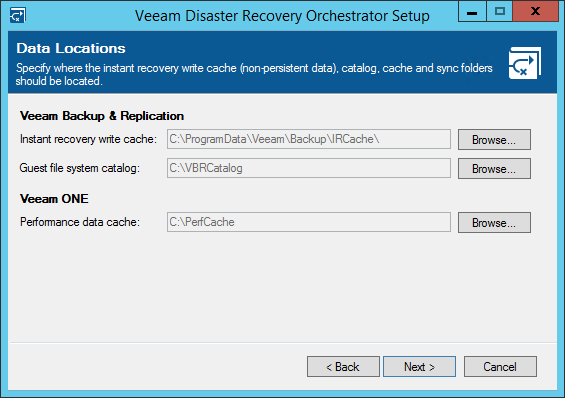 Step 12. Specify Data Locations