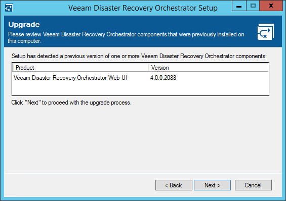 Step 11. Upgrade Orchestrator UI