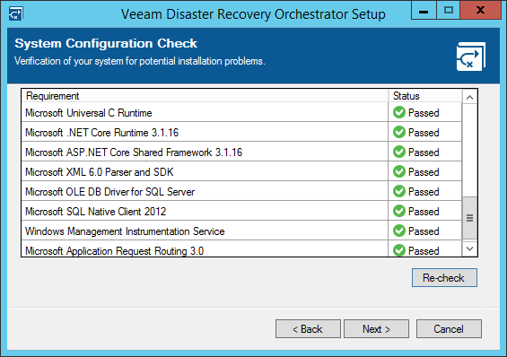 Step 5. Perform System Configuration Check
