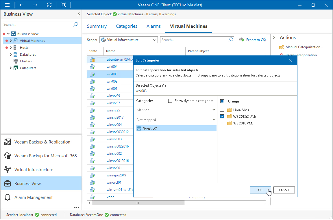 Assigning Group Values