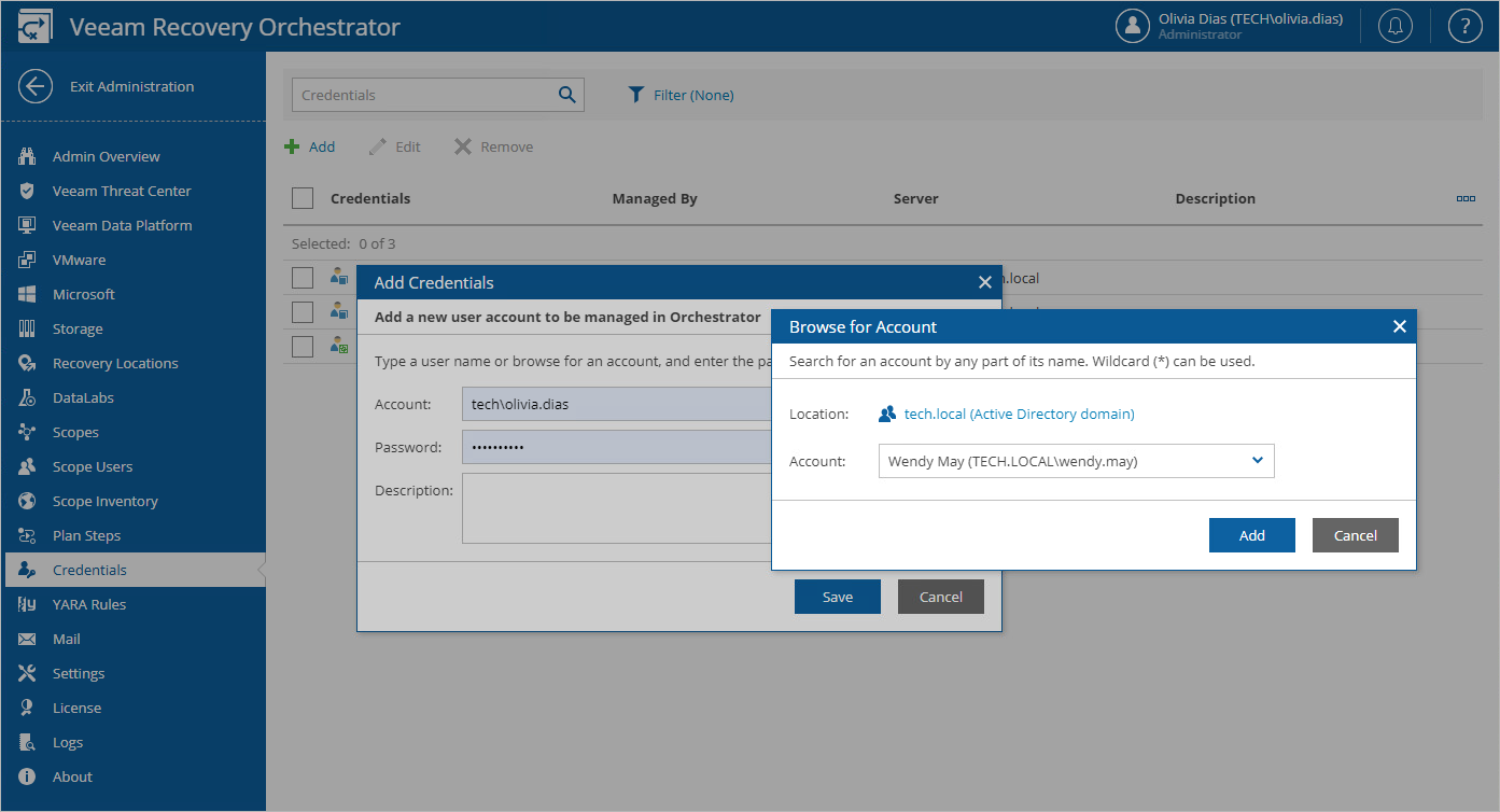 Managing Credentials