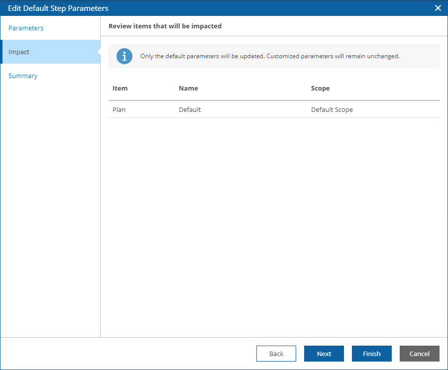 Configuring Parameter Settings