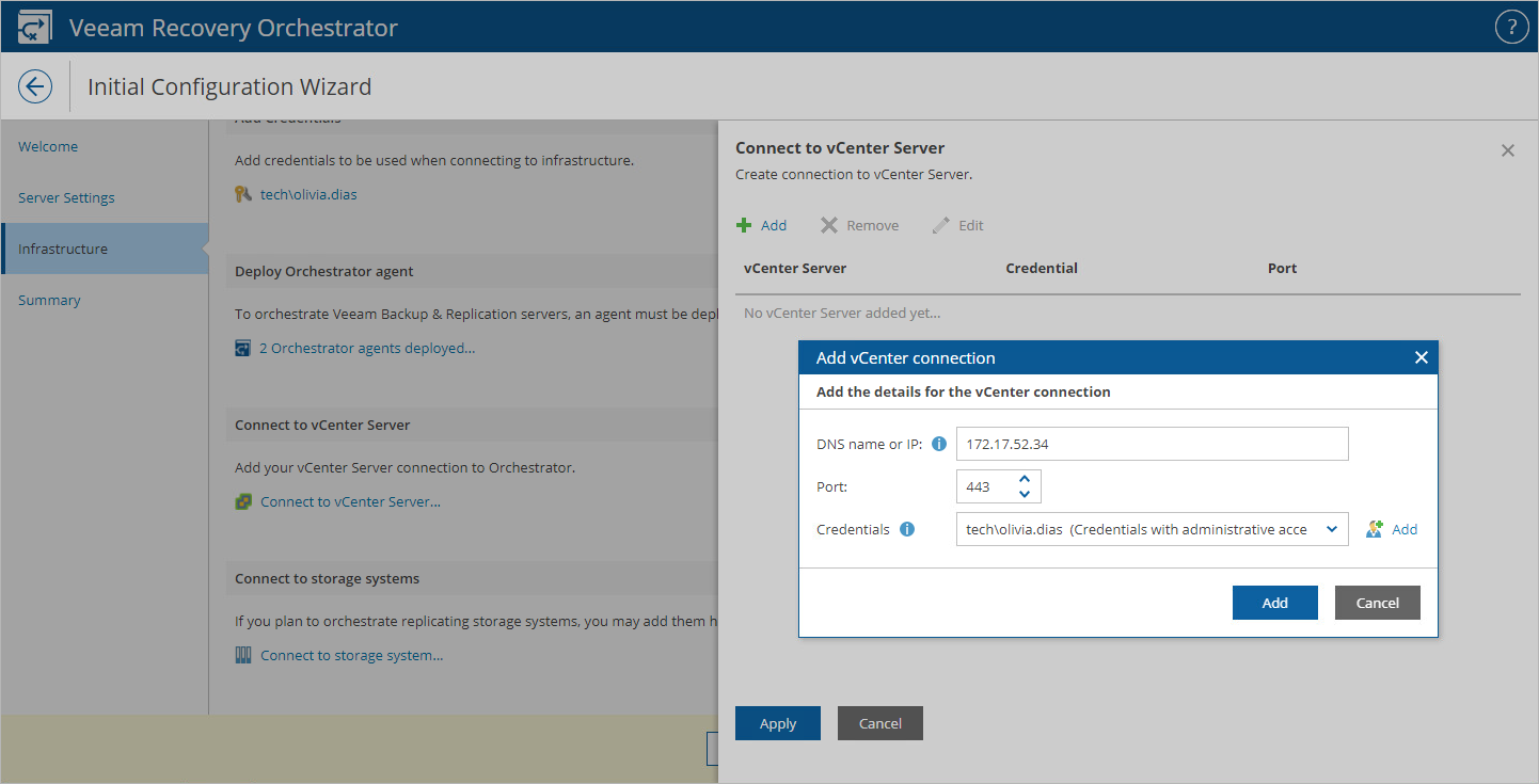 Configuring Orchestrator