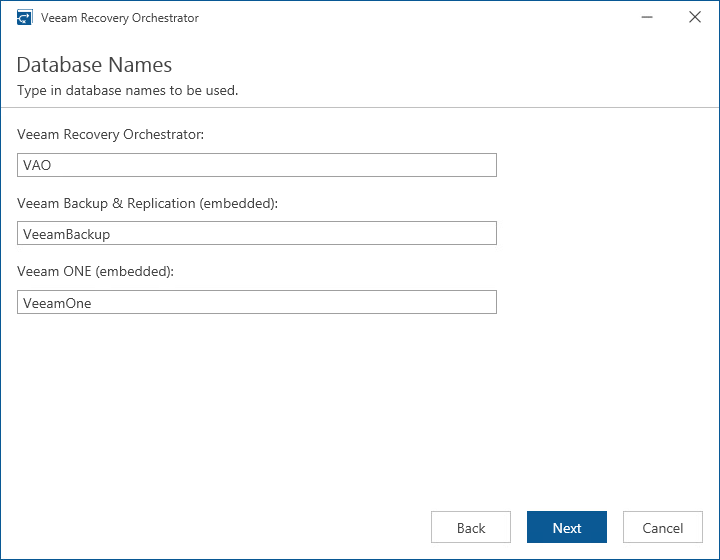 Installing Veeam Recovery Orchestrator