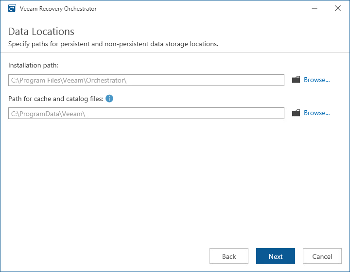 Installing Veeam Recovery Orchestrator