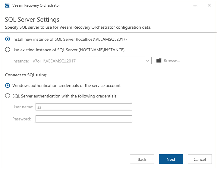 Installing Veeam Recovery Orchestrator