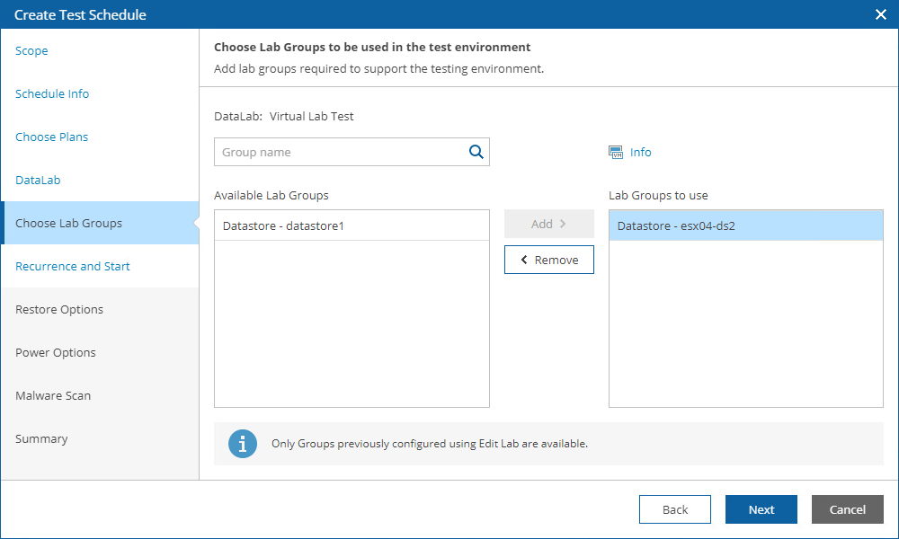 Configuring Test Scheduling