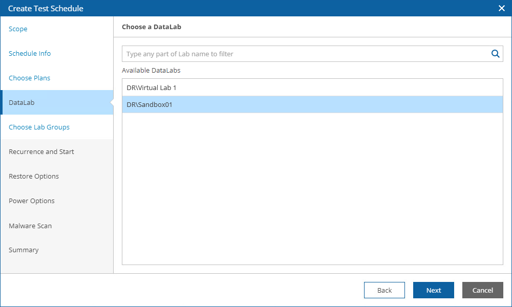 Configuring Test Scheduling