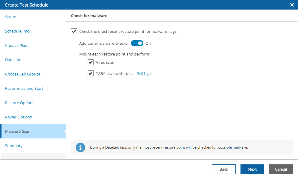 Configuring Test Scheduling