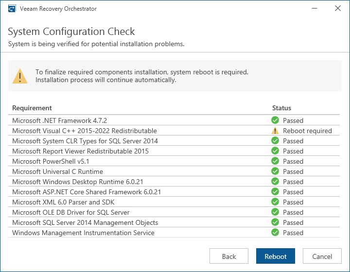 Upgrading Veeam Recovery Orchestrator