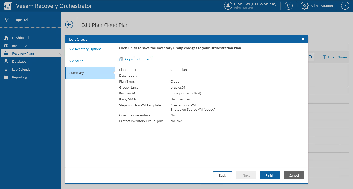 Setting Group Processing Order