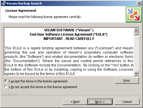 Step 3. Accept License Agreement