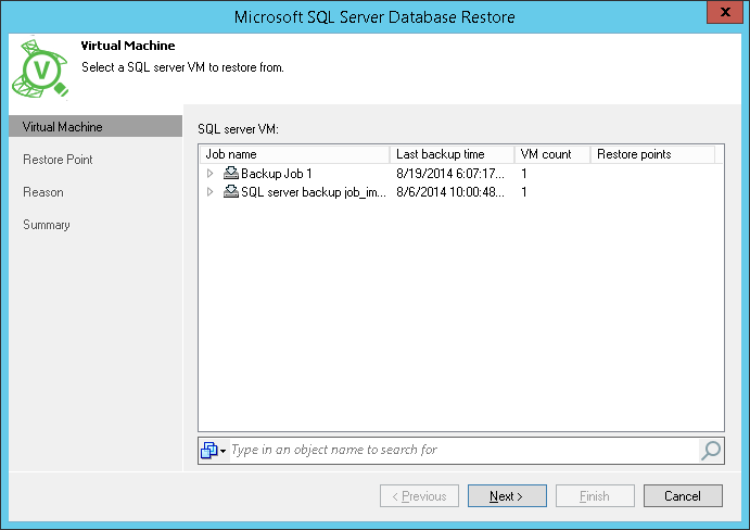 Microsoft SQL Server Database Restore Wizard