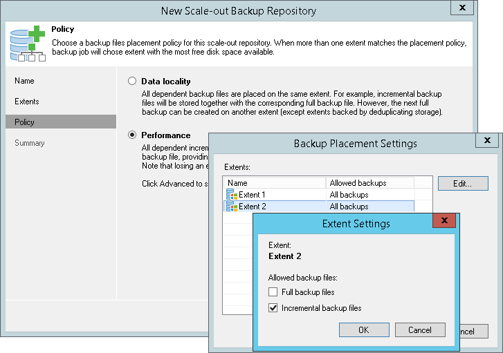 Step 4. Specify Backup Placement Policy