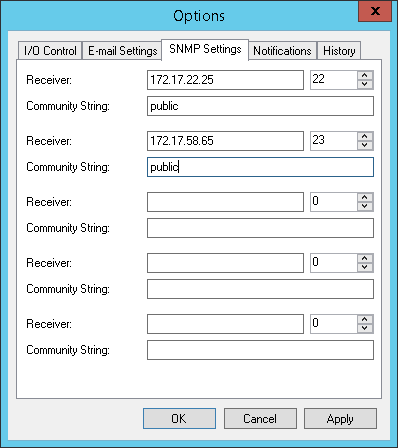 Configuring Global SNMP Settings