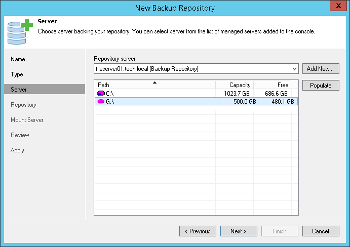 Configuring Backup Repositories with Rotated Drives