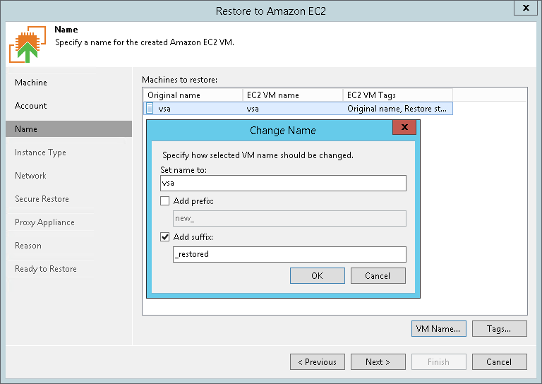 第4步。指定名称和标签