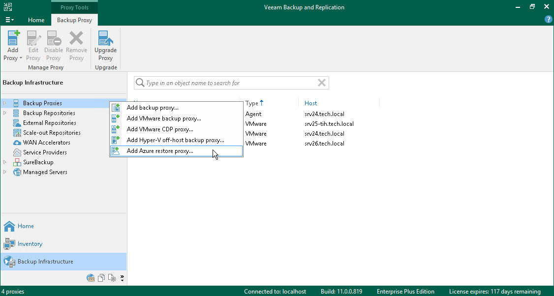 Step 1. Launch Azure Proxy Wizard
