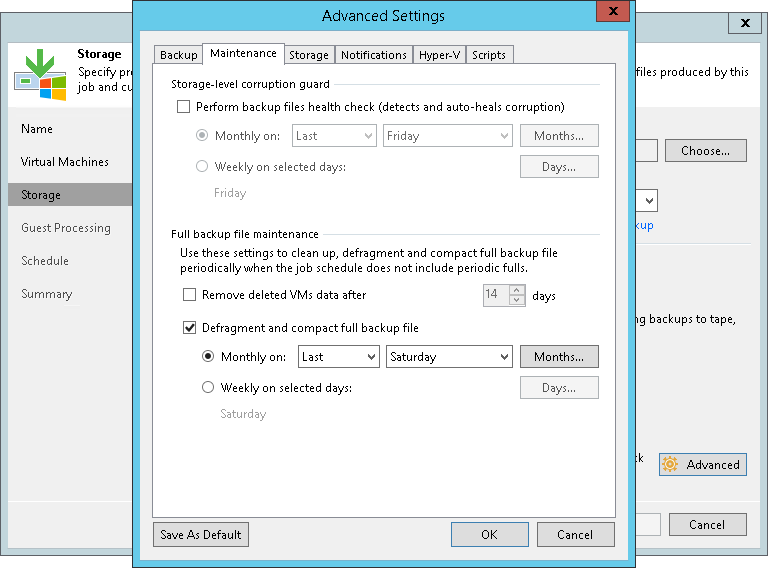 Compact of Full Backup File