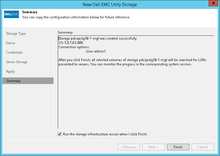 Step 7. Finish Working with Wizard