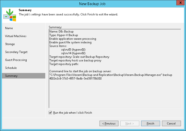 Step 12. Finish Working with Wizard