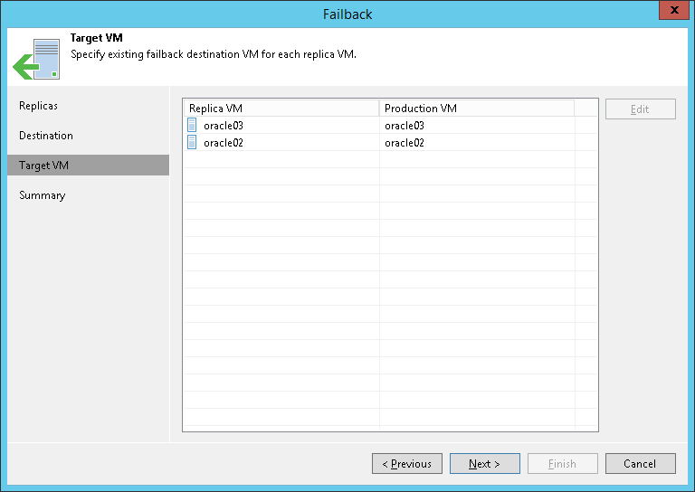 Step 8. Map Replicas to Restored VMs
