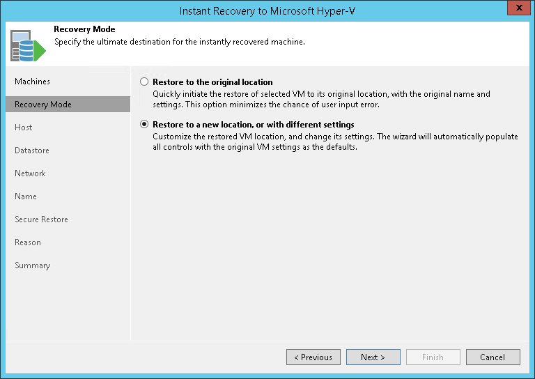 第4步。选择恢复模式