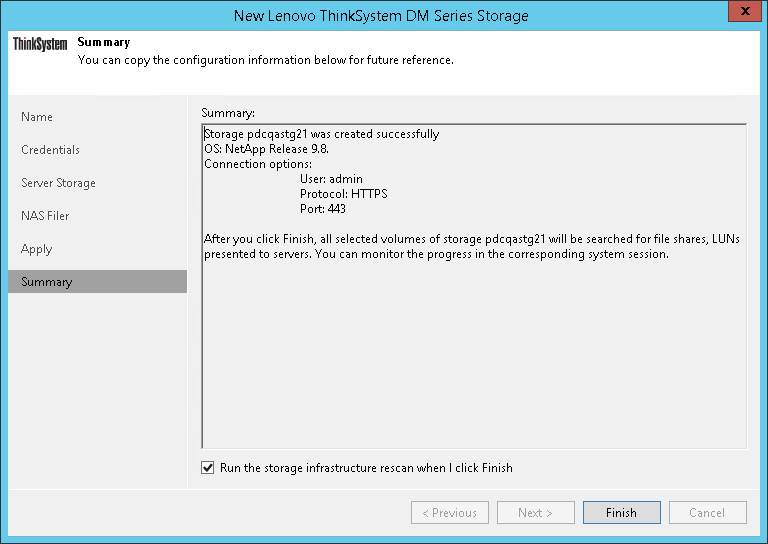 Step 8. Finish Working with Wizard