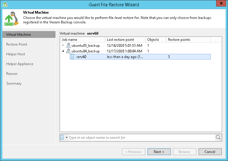 第2步。选择虚拟机