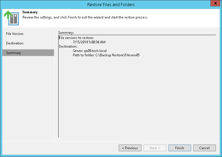 Step 8. Finish Working with Wizard