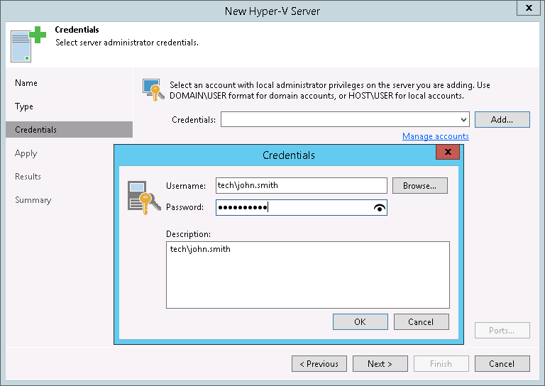 第2步. 添加虚拟基础架构服务器