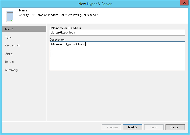 第2步. 添加虚拟基础架构服务器