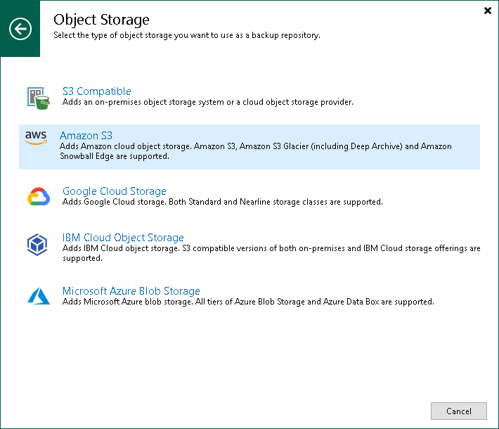 第5步. 配置对象存储库