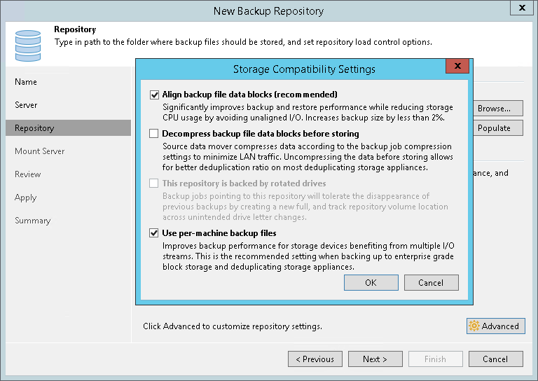 Per-Machine Backup Files