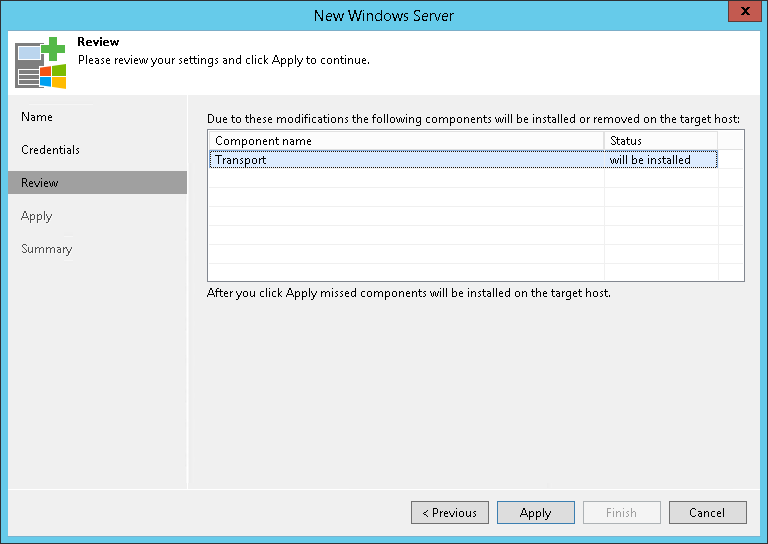 Step 4. Review Components