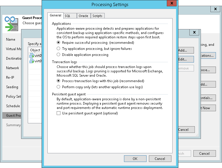 Application-Aware Processing