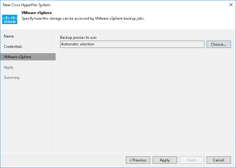 Step 4. Specify VMware Access Options