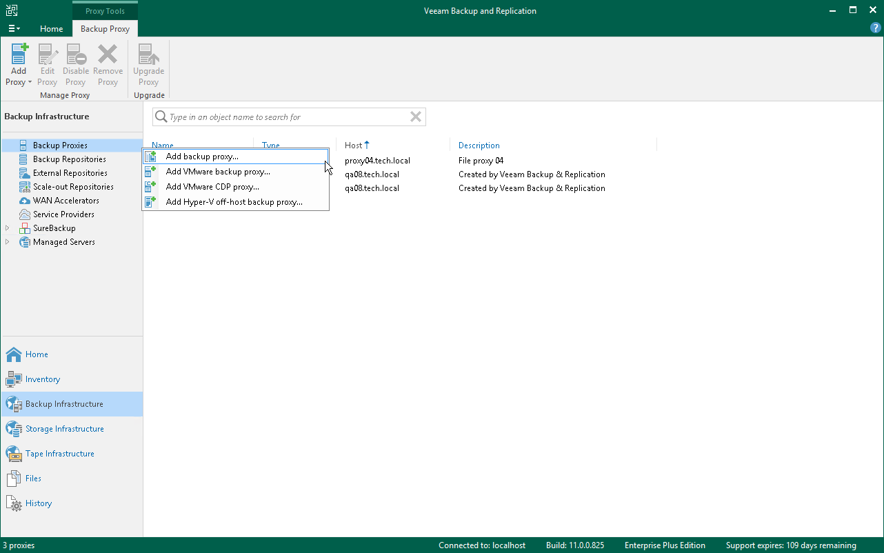Launch New File Proxy Wizard