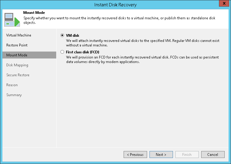 Step 4. Select Mount Mode