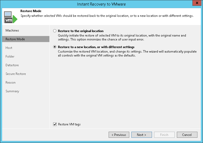 第4步。选择Restore Mode（还原模式）