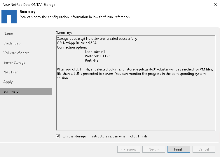 Step 8. Finish Working with Wizard