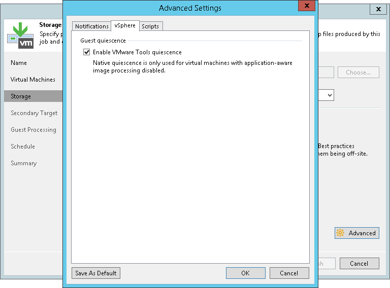 Configuring Snapshot-Only Jobs