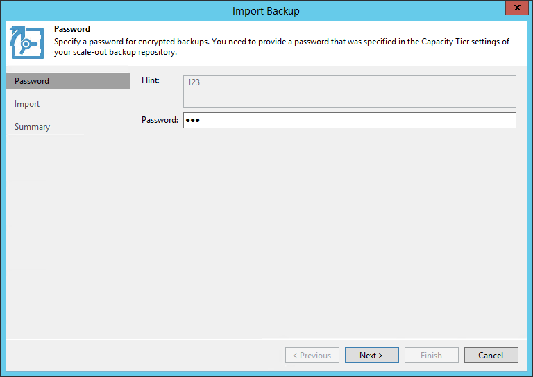 Step 2. Specify Password