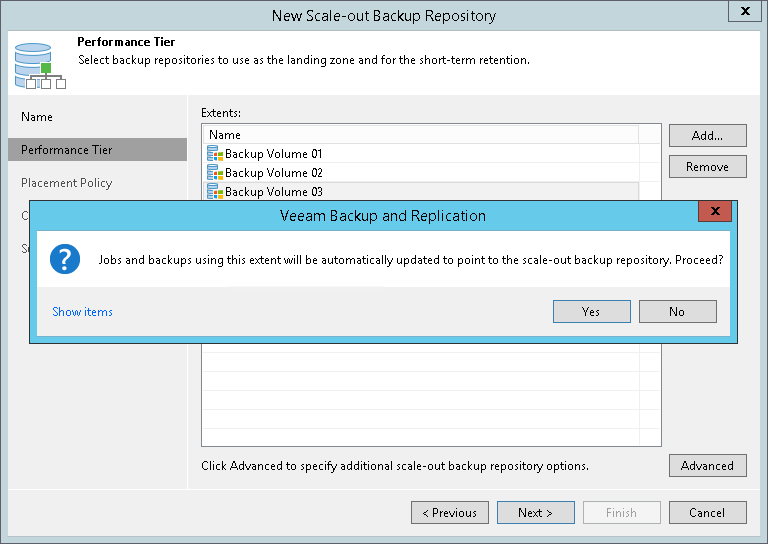 Step 3. Add Performance Extents