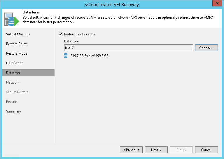 第 5 步指定虚拟磁盘更新的目标