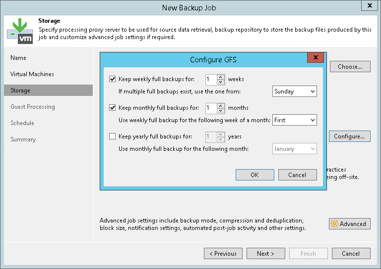 Step 7. Configure Long-Term Retention
