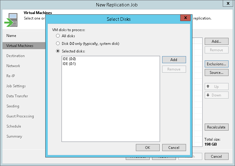 Step 5. Exclude Objects from Replication Job